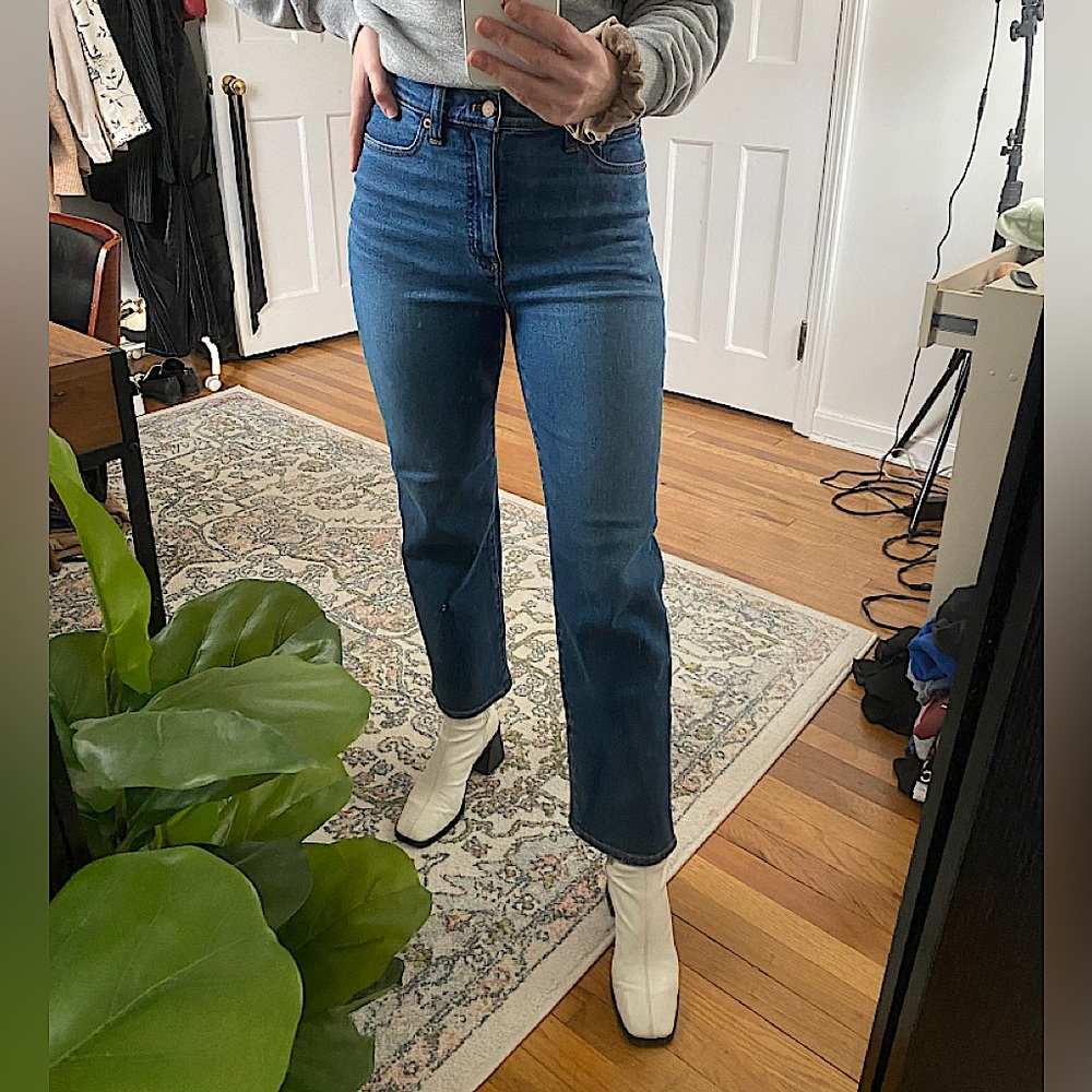J Crew Stovepipe Jeans in All-Day Stretch
